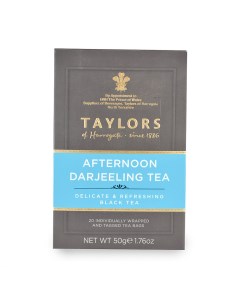 Чай черный Дарджилинг полдник 20х2 5 г Великобритания Taylors of harrogate