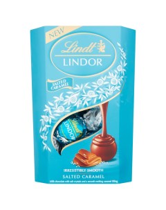 Шоколадные конфеты Lindor Соленая карамель 200 г Lindt