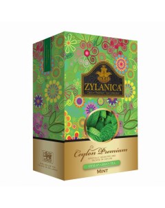 Чай Ceylon Premium зеленый листовой с мятой 100 г Zylanica