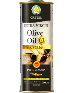 Масло оливковое estate extra virgin 500 мл Cretel