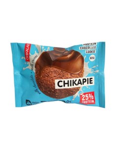 Протеиновое глазированное печенье с начинкой 60 гр шоколад Chikalab
