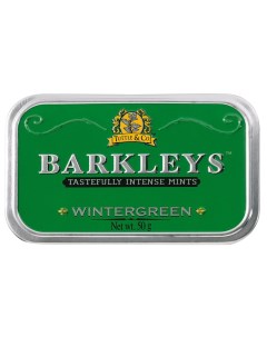 Леденцы wintergreen зимняя свежесть Barkleys