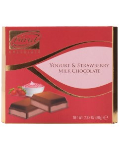 Молочный шоколад со вкусом йогурта и клубники 80 г Bind