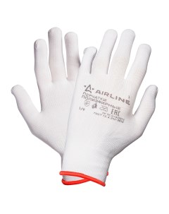 Перчатки Полиэфирные L Белые Adwg005 Airline