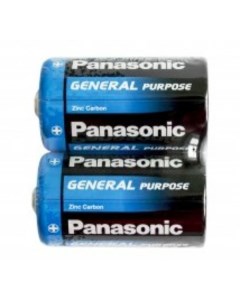 Батарейка цилиндрическая R20 LR20 R20BER 2P 2шт R20 Panasonic
