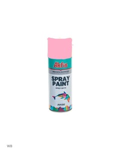 Акриловая аэрозольная краска Spray Paint 400 мл RAL 4003 розовая глянцевая Akfix