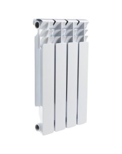 Радиатор отопления AL 500 80 A21 4 секции серый кв Firenze