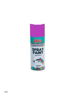 Акриловая аэрозольная краска Spray Paint 400 мл RAL 4005 фиолетовая глянцевая Akfix
