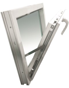 Окно ПВХ 1200х600 3х кам профиль фрамуга с одним стеклом 4мм FA0001200600604М Deceuninck