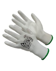 Перчатки нейлоновые белого цвета с полиуретановым покрытием Astra Pu W размер 7 S 12 Gward