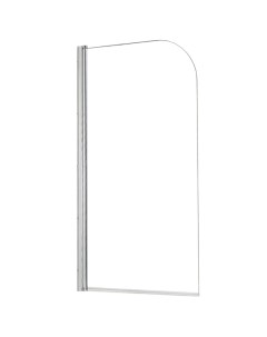 Шторка для ванны MERRIT 800х1400 прозрачное стекло 5 мм цвет профиля серебро Azario