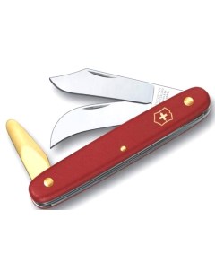 Нож садовый Ecoline 3 9116 прививочный 100мм 3 функции красный Victorinox