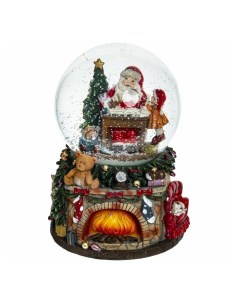 Снежный шар Дед Мороз полимер стекло 10 х 11 5 х 16 5 см Remeco collection