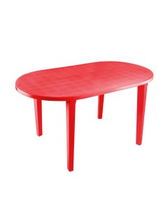 Стол для дачи для барбекю 217539 красный 140х80х71 см Стандарт пластик