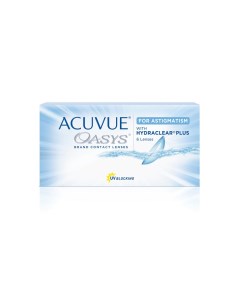 Контактные линзы Oasys for Astigmatism with Hydraclear Plus 6 линз 6 50 2 75 130 Acuvue