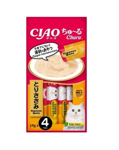 Лакомство для кошек Ciao Churu куриное филе 48шт по 4 14г Inaba