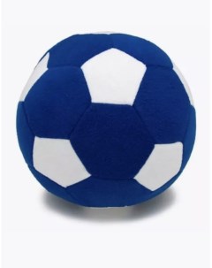 Игрушка для собак Мяч мягкая синий белый полиэстер 22 см Nobrand