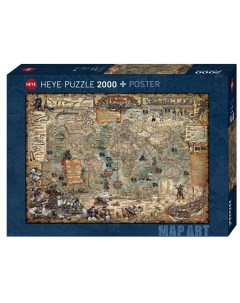 Пазл Heye Пиратская карта 2000 деталей Heye puzzle