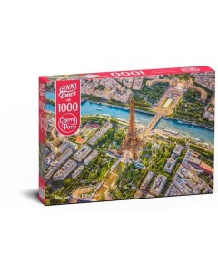 Пазл 1000 дет Вид на Эйфелеву башню в Париже Cherry pazzi