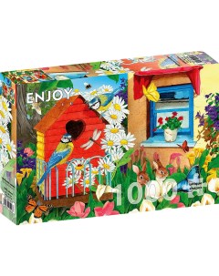 Пазл Enjoy 1000 дет Скворечник в саду Enjoy puzzle