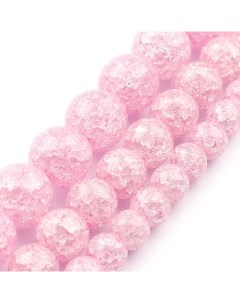 Бусины Сахарный кварц Розовый 8 мм 38 см нить 47 бусин Kamenopt