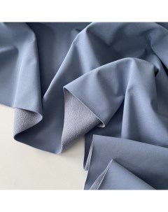 Ткань софтшелл 07722 серо голубой отрез 100x148 см Mamima fabric
