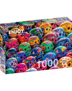Пазл Enjoy 1000 дет Красочные черепа Enjoy puzzle