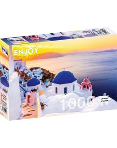 Пазл Enjoy 1000 дет Восход над Санторини Греция Enjoy puzzle