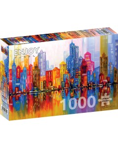 Пазл Enjoy 1000 дет Радужный город Enjoy puzzle