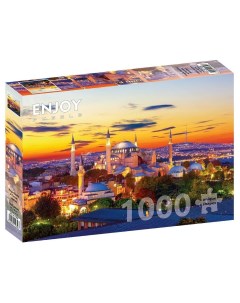 Пазл Enjoy 1000 дет Собор Святой Софии на закате Стамбул Enjoy puzzle