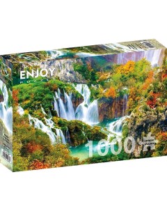 Пазл Enjoy 1000 дет Плитвицкие водопады осенью Enjoy puzzle