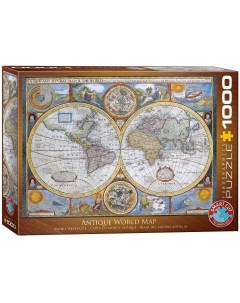Пазл Античная карта мира 1000 деталей Eurographics