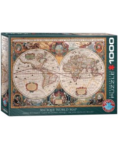Пазл Античная карта мира 1000 деталей Eurographics
