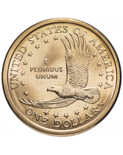 Монета 1 доллар Парящий орел Сакагавея Коренные американцы США 2007 г в Монета UNC Mon loisir