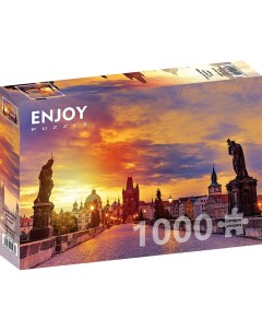 Пазл Enjoy 1000 дет Карлов мост на закате Enjoy puzzle