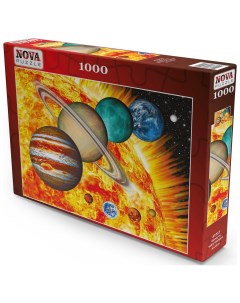 Пазл 1000 дет Солнечная система и восемь планет Nova puzzle