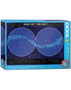 Пазл Карта неба 1000 деталей Eurographics