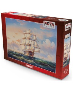 Пазл 1000 дет Плавание в бурных водах Nova puzzle
