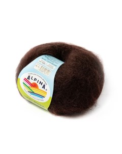 Пряжа Lucky Mohair 60 кид мохер 40 акрил 50 г 150 м 15 темно коричневый 10 шт Alpina