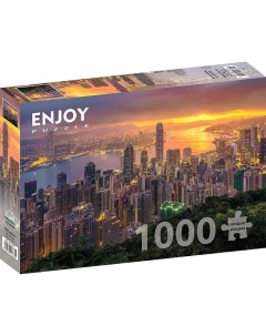 Пазл Enjoy 1000 дет Гонконг на рассвете Enjoy puzzle