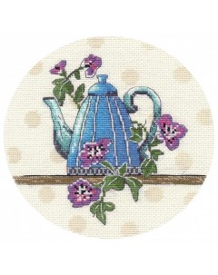 Набор для вышивания Чайная миниатюра 4 15 15см 1 шт Овен