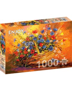 Пазл Enjoy 1000 дет Корзина с цветами Enjoy puzzle