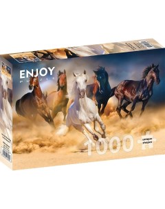 Пазл Enjoy 1000 дет Лошади бегущие по пустыне Enjoy puzzle
