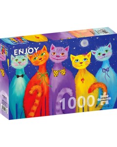 Пазл Enjoy 1000 дет Улыбающиеся кошки Enjoy puzzle