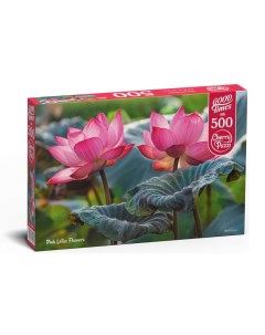 Пазл 500 деталей Розовые цветы лотоса Cherry pazzi