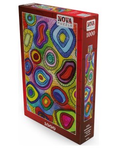 Пазл 1000 дет Разноцветные пузыри Nova puzzle