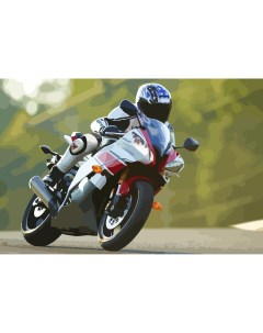 Картина по номерам на холсте Спорт мотоциклы 522 Nobrand