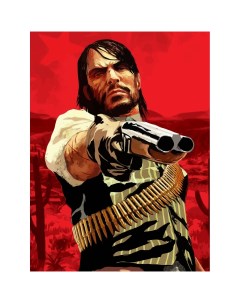 Картина по номерам на холсте Red Dead Redemption 2 вестерн 4 30 х 40 Nobrand