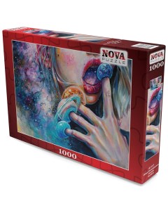 Пазл 1000 дет Мир на кончиках пальцев Nova puzzle