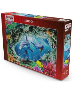 Пазл 1000 дет Среди коралловых рифов Nova puzzle